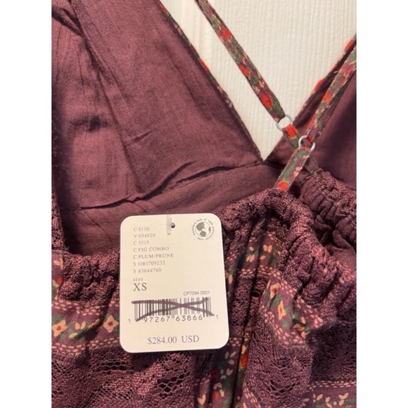 New Free People Lotus Maxi Dress XS Fig Plum
(NWT
(NWT
Floral Combo - Picture 8 of 8